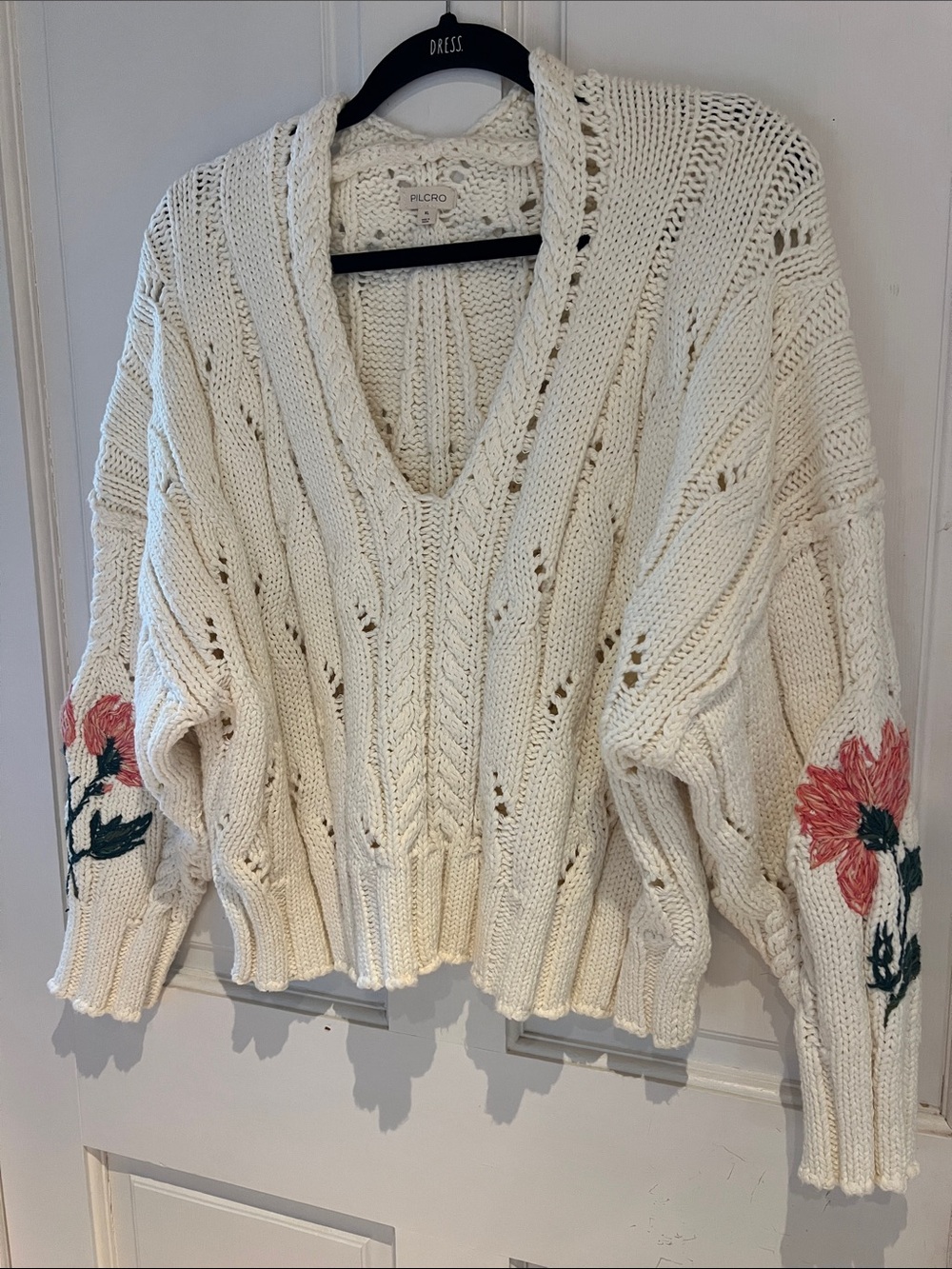 Anthropologie cotton sweater NWOT